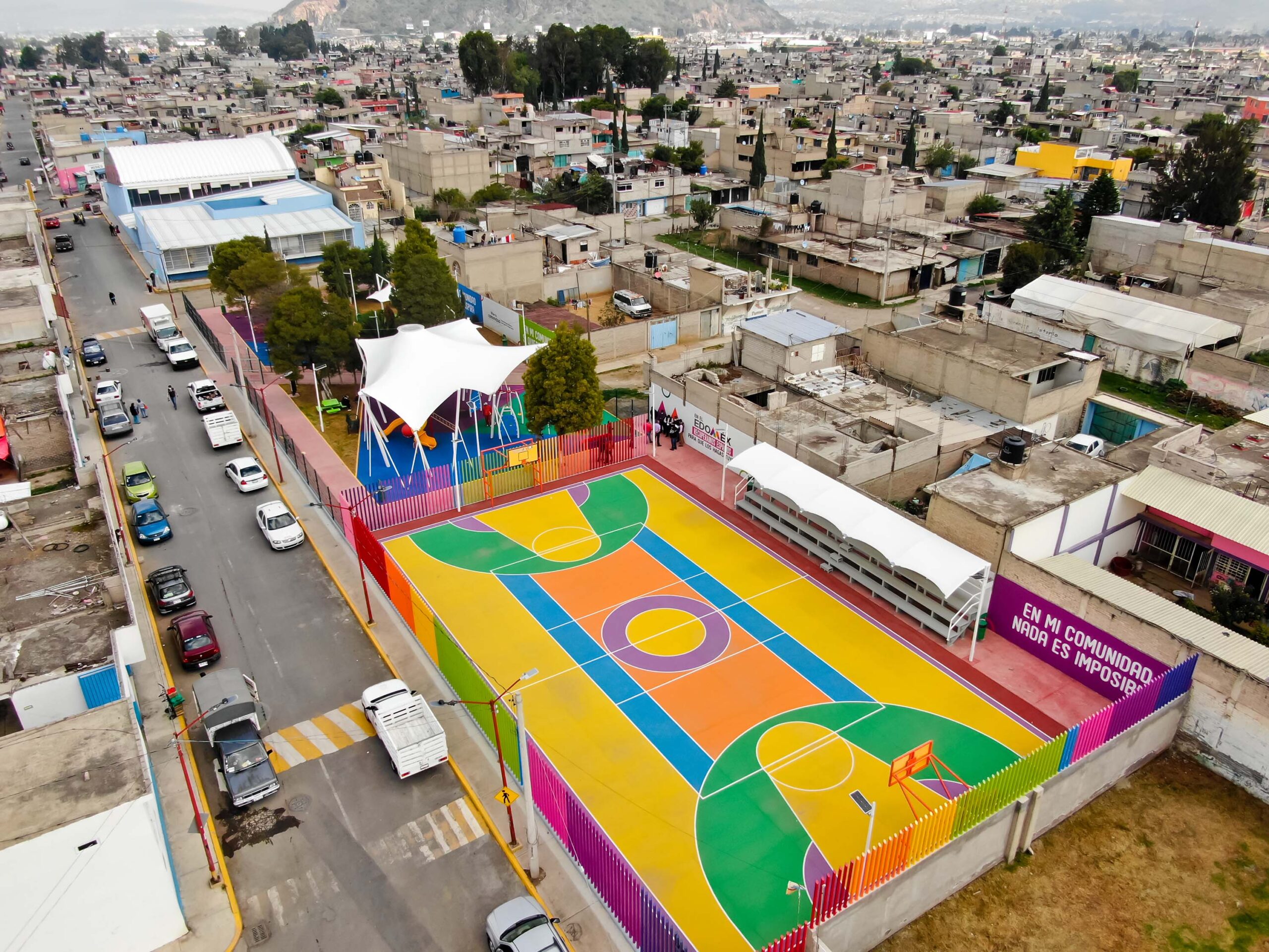 Entrega GEM Infraestructura Deportiva y Recreativa “Vive tu Comunidad” en Chalco El Trinar Entrega GEM Infraestructura Deportiva y Recreativa “Vive tu Comunidad” en Chalco El Trinar